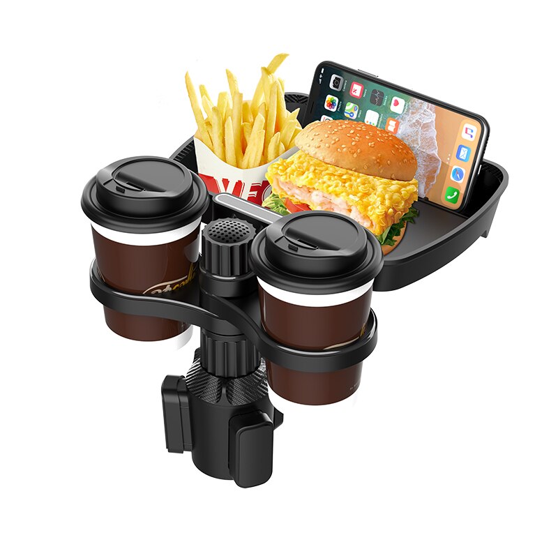 360° Rotating Dual Cup Holder